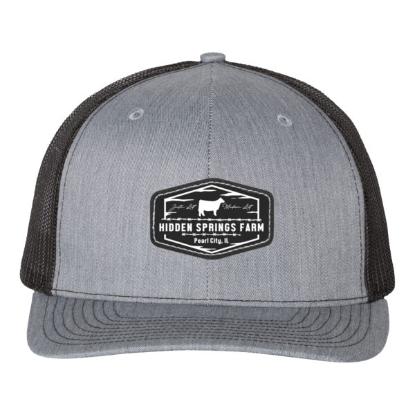 Hidden Springs Farm Leather Patch - Snapback Trucker Cap Thumbnail