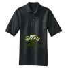 Heavyweight Cotton Pique Polo with Pocket Thumbnail